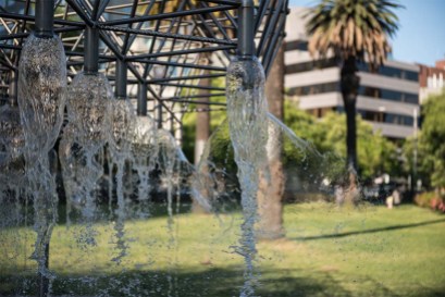 Melbourne Water Fountain (Before), Leanne Cole, Leanne Cole Photography