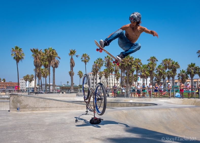 Skateboarder, Venice Beach Skatepark, California